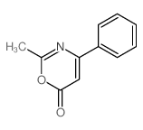 6H-1,3-Oxazin-6-one,2-methyl-4-phenyl- Structure