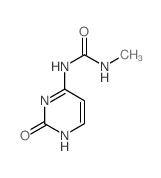 1-methyl-3-(2-oxo-3H-pyrimidin-4-yl)urea Structure
