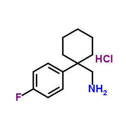 1-[1-(4-FLUOROPHENYL)CYCLOHEXYL]METHANAMINE结构式