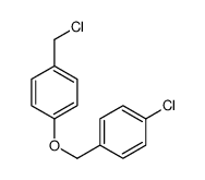 1-chloro-4-[[4-(chloromethyl)phenoxy]methyl]benzene Structure