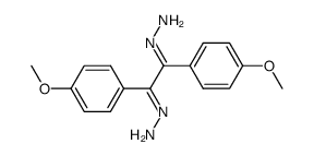 4,4'-dimethoxy-benzil-dihydrazone结构式