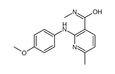 2-(4-methoxyanilino)-N,6-dimethylpyridine-3-carboxamide Structure