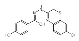 N'-(7-chloro-2H-1,4-benzothiazin-3-yl)-4-hydroxybenzohydrazide Structure