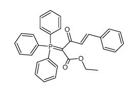 cinnamoyl(ethoxycarbonyl)methylene(triphenyl)phosphorane Structure