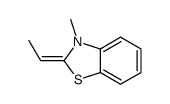 2-ethylidene-3-methyl-1,3-benzothiazole结构式