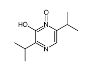 3,6-diisopropyl-2-hydroxypyrazine 1-oxide Structure