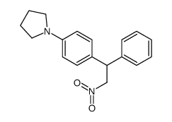 1-[4-(2-nitro-1-phenylethyl)phenyl]pyrrolidine结构式