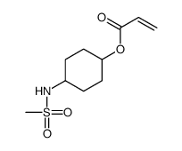 [4-(methanesulfonamido)cyclohexyl] prop-2-enoate结构式