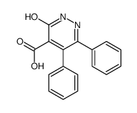 6-oxo-3,4-diphenyl-1H-pyridazine-5-carboxylic acid Structure