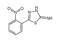 5-(2-nitrophenyl)-1,3,4-thiadiazol-2-amine structure