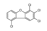 1,6,7,8-tetrachlorodibenzofuran结构式