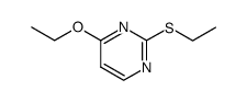 Pyrimidine, 4-ethoxy-2-(ethylthio)- (6CI,9CI) Structure