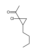 1-(2-butyl-1-chlorocyclopropyl)ethanone结构式