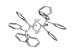 (PPh3)2Pd2(Ph)2(μ-Cl)2结构式