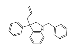 benzyl(2,2-diphenyl-4-pentenyl)amine结构式