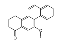 11-methoxy-3,4-dihydro-2H-chrysen-1-one结构式