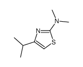 N,N-dimethyl-4-propan-2-yl-1,3-thiazol-2-amine结构式