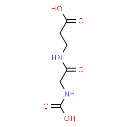 -bta--Alanine,N-(N-carboxyglycyl)- (5CI) Structure