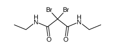 dibromo-malonic acid bis-ethylamide Structure