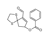 [(7R)-9-formyl-1,4-dithiaspiro[4.4]non-8-en-7-yl] benzoate结构式