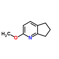 2-Methoxy-6,7-dihydro-5H-cyclopenta[b]pyridine结构式