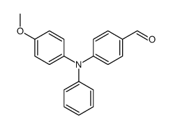 4-[N-(4-Methoxyphenyl)-N-phenylamino]benzaldehyde结构式