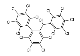 αH-Pentadecachloro-2-biphenylylphenylmethane Structure