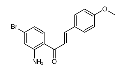 1-(2-amino-4-bromophenyl)-3-(4-methoxyphenyl)prop-2-en-1-one Structure