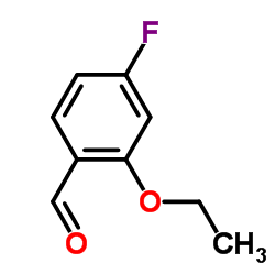 2-Ethoxy-4-fluorobenzaldehyde Structure