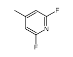 2,6-difluoro-4-methylpyridine Structure