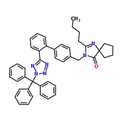 N-Triphenylmethyl Irbesartan Structure