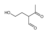 Butanal, 2-acetyl-4-hydroxy- (9CI) Structure