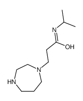 3-(1,4-diazepan-1-yl)-N-propan-2-ylpropanamide Structure