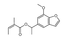 <1-(7-Methoxy-5-benzofuranyl)ethyl>angelat Structure