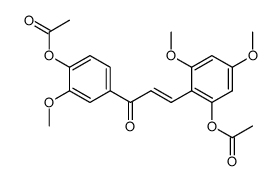 2,4'-Diacetoxy-3',4,6-trimethoxy-chalkon结构式