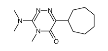 6-cycloheptyl-3-(dimethylamino)-4-methyl-1,2,4-triazin-5-one Structure