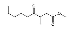 methyl 3-methyl-4-oxononanoate结构式