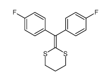2-[bis(4-fluorophenyl)methylidene]-1,3-dithiane Structure