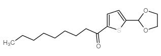 5-(1,3-DIOXOLAN-2-YL)-2-THIENYL OCTYL KETONE structure