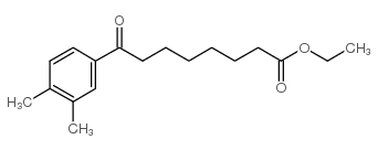 ethyl 8-(3,4-dimethylphenyl)-8-oxooctanoate structure