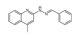 Benzaldehyde, 2-(4-methyl-2-quinolinyl)hydrazone结构式