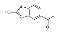 2(3H)-Benzothiazolone,5-acetyl-(9CI) Structure
