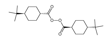 bis-(trans-4-tert-butyl-cyclohexanecarbonyl)-peroxide Structure