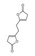 1,2-bis-(5-oxo-4,5-dihydro-[2]furyl)-ethane结构式