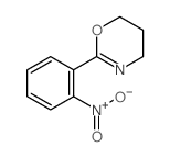 4H-1,3-Oxazine,5,6-dihydro-2-(2-nitrophenyl)-结构式