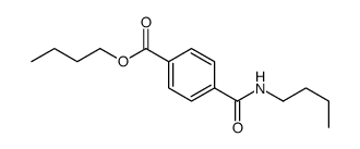 butyl 4-(butylcarbamoyl)benzoate结构式