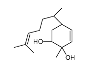 2-methyl-5-[(2R)-6-methylhept-5-en-2-yl]cyclohex-3-ene-1,2-diol Structure