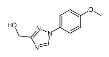 [1-(4-methoxyphenyl)-1,2,4-triazol-3-yl]methanol Structure