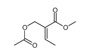 methyl 2-(acetyloxymethyl)but-2-enoate Structure