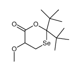 2,2-ditert-butyl-5-methoxy-1,3-oxaselenan-6-one Structure